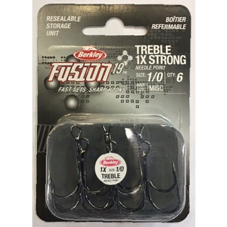 Háčky Berkley Fusion19 Treble1X