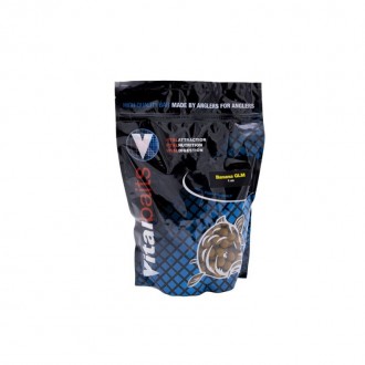 Boilie Vitalbaits Banana GLM 1kg