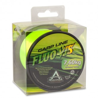 Vlasec Anaconda Fluo Vis zelený 1200m