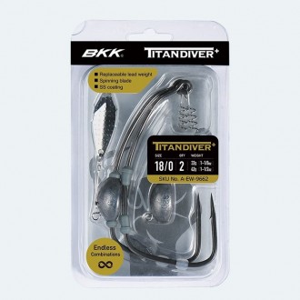Háček BKK Titan DiverPlus 2ks