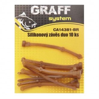 Silikonový závěs Graff Duo 10ks