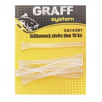 Silikonový závěs Graff Duo 10ks