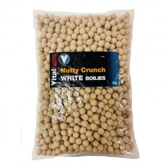 Boilie Vitalbaits Nutty Crunch White 5kg