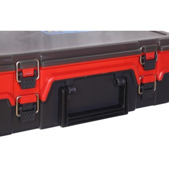 Kufřík Hell-Cat plastový TB Double Layer ( Red-Grey )