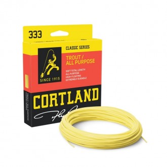 Muškařská šnůra Cortland 333 Classic Trout All Purpose Freshwater Yellow 90ft