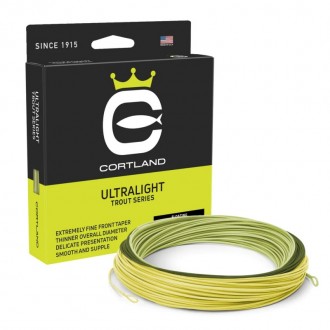 Muškařská šnůra Cortland Trout Ultralight Freshwater Tricolor 80ft