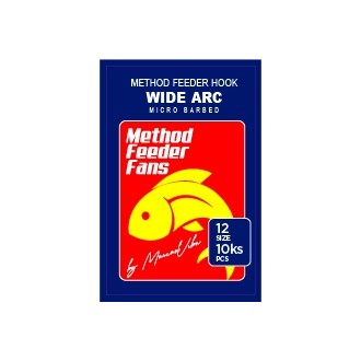 Háček Method Feeder Fans Wide Arc Micro Barbed 10ks