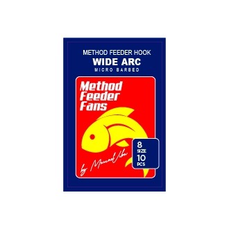 Háček Method Feeder Fans Wide Arc Micro Barbed 10ks
