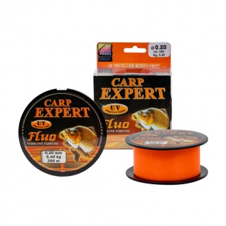 Vlasec Carp Expert UV Fluo Oranžový 300m
