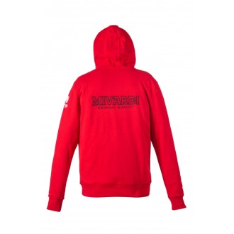 Mikina Mivardi Hoody TM červená