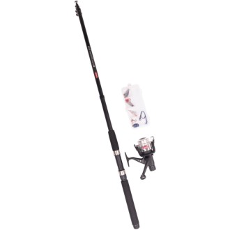 Prut s navijákem Leeda Telescopic Spin Fishing Kit 2,4m