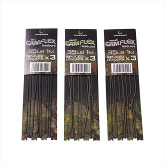 Koncová montáž Gardner Camflex Leadcore Spliced Leaders 1m 35lb 3ks
