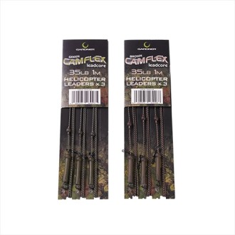 Koncová montáž Gardner Camflex Helicopter Leadcore Leaders 1,5m 35lb 3ks