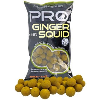 Boilies Starbaits Probiotic Ginger Squid 800g