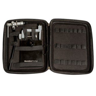 Svěráček na vázání mušek Snowbee Prestige Clamp Vice with Case