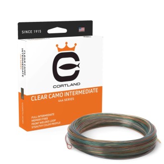 Muškařská šnůra Cortland 444 Classic Intermediate Clear Camo Fresh/Salt 90ft