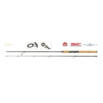 Přívlačový set Mistrall Lamberta XR Spin 2,40m 10-30g s navijákem,vlascem a gumovými nástrahami