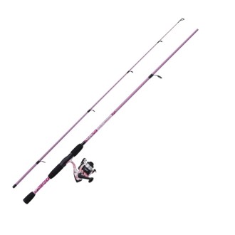Prut s navijákem FD Mitchell Tanager Pink Camo II Spin 2,40m 10-30g