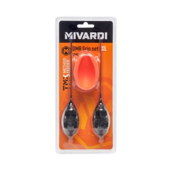 Sada krmítek Mivardi Method Feeder QMR Grip XL Long 50g+60g+formička
