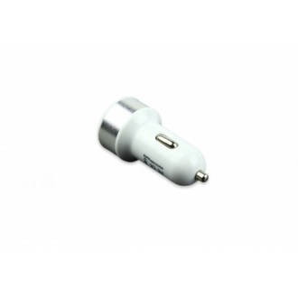 USB adaptér Nikl Zásuvka 2xUSB 12-24V 5V/2100mA