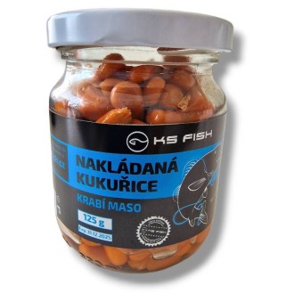 Nakládaná kukuřice KS Fish Krabí Maso 125g
