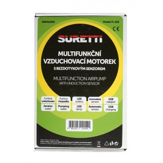 Multifunkční vzduchovací motorek Suretti s bezdotykovým senzorem