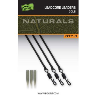 Montáž Fox EDGES™ Naturals Leadcore Leaders 3ks