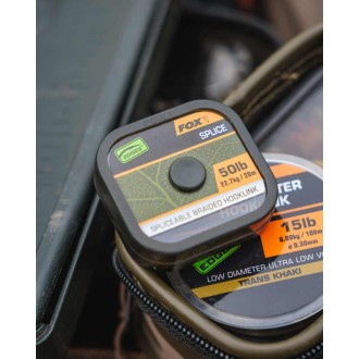 Návazcová šňůrka Fox Edges Naturals Splice Hooklength 50lb 20m