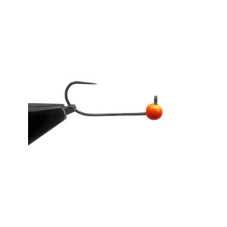 Jigová hlavička Jigovky HD Barbless Orange #4 5ks