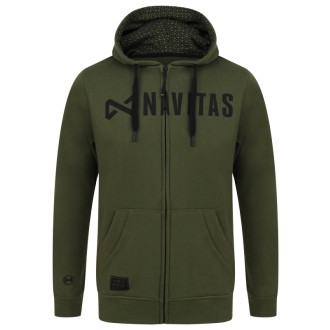 Mikina Navitas Core Zip Hoody Green