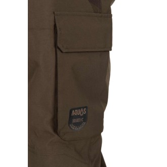 Kalhoty Fox RS25K Salopettes Khaki