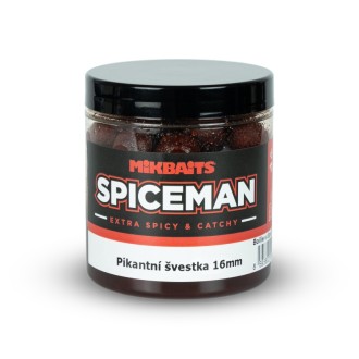 Boilie v dipu Mikbaits Spiceman Pikantní švestka 250ml