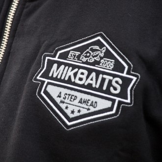 Mikina Mikbaits team černá s kapucí
