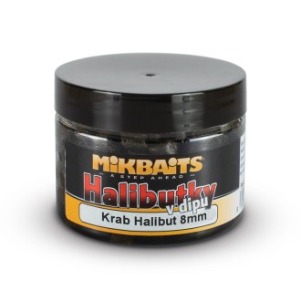 Halibutky v dipu Mikbaits Krab - Halibut
