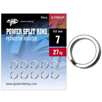 Pevnostní kroužek Giants fishing Power Split Ring 10ks