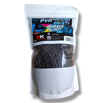 Pelety DK Fishing PVA Method Color Mořské plody 4mm 1kg