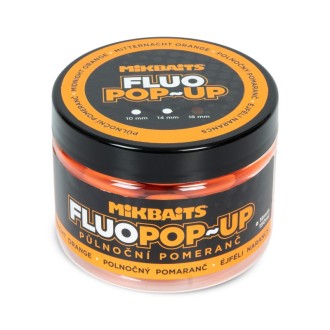 Plovoucí fluo boilie Mikbaits Půlnoční pomeranč 150ml