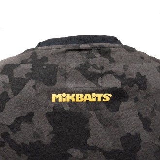 Tričko Mikbaits Black Camou
