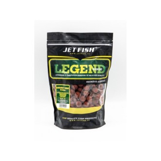 Boilies Jet Fish Legend Range Kořeněný tuňák - Broskev 1kg