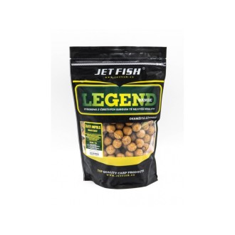 Boilies Jet Fish Legend Range Žlutý Impuls - Ořech / Javor 1kg