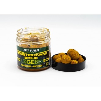 Boosterované Boilie Jet Fish Legend Range Protein Bird - Multifruit 250ml