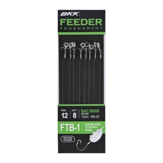 Návazec BKK Feeder Tournament FTB-1 Bait Band Rigs 8ks