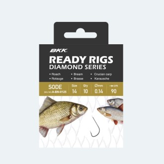 Návazec BKK Ready Rig Diamond Sode GD 10ks