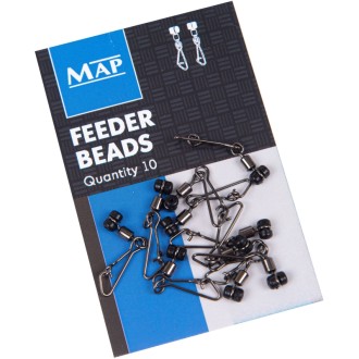 Průjezdy s karabinkou MAP feeder beads 10ks