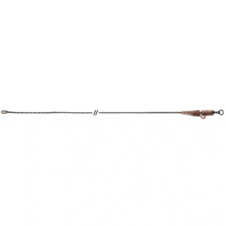 Olověná montáž Anaconda Jungle Flexi Ring Swivel Safety Clip Leadcore Leaders 40lb 80cm 3ks hnědá