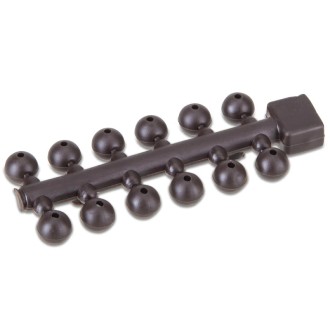 Korálky Anaconda Tapered Bore Beads 6mm 24ks