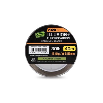 Fluorocarbon Fox Edges Illusion Hooklink/Leader Naturals Green