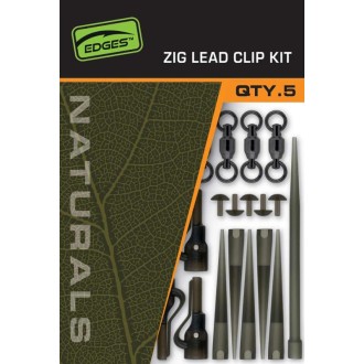 Závěska Fox Naturals Zig Lead Clip Kit 5ks
