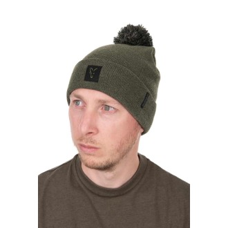Čepice Fox Collection Bobble Hat Green/Black