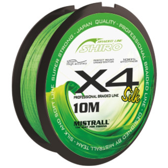 Mistrall šňůra Shiro Braided Line X4 10m, průměr: 0,13 mm